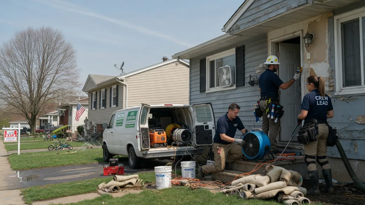 Flood Cleanup in Dunlow, WV near me