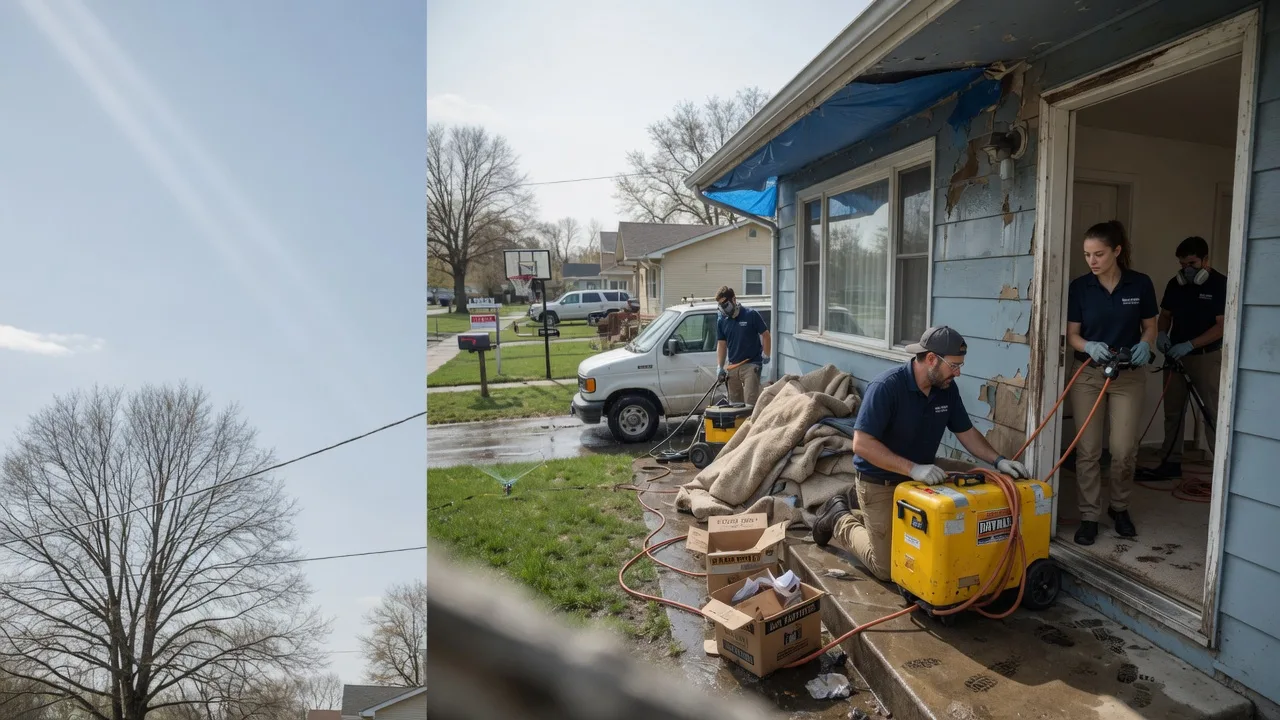 Basement Flood Cleanup in Dunlow, WV near me